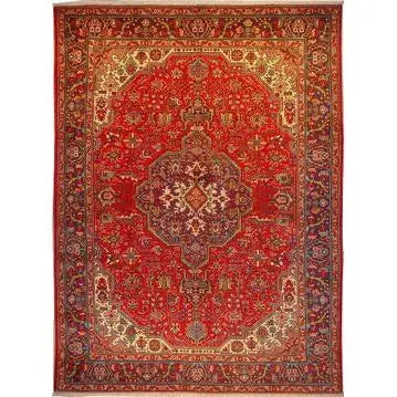 One Of The Kind Persian Tabriz Rug 10'11" x 8'0"